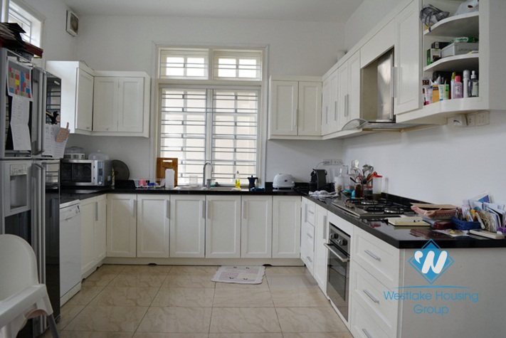 Well maintained furnished villa for rent in Ciputra, Tay Ho, Hanoi